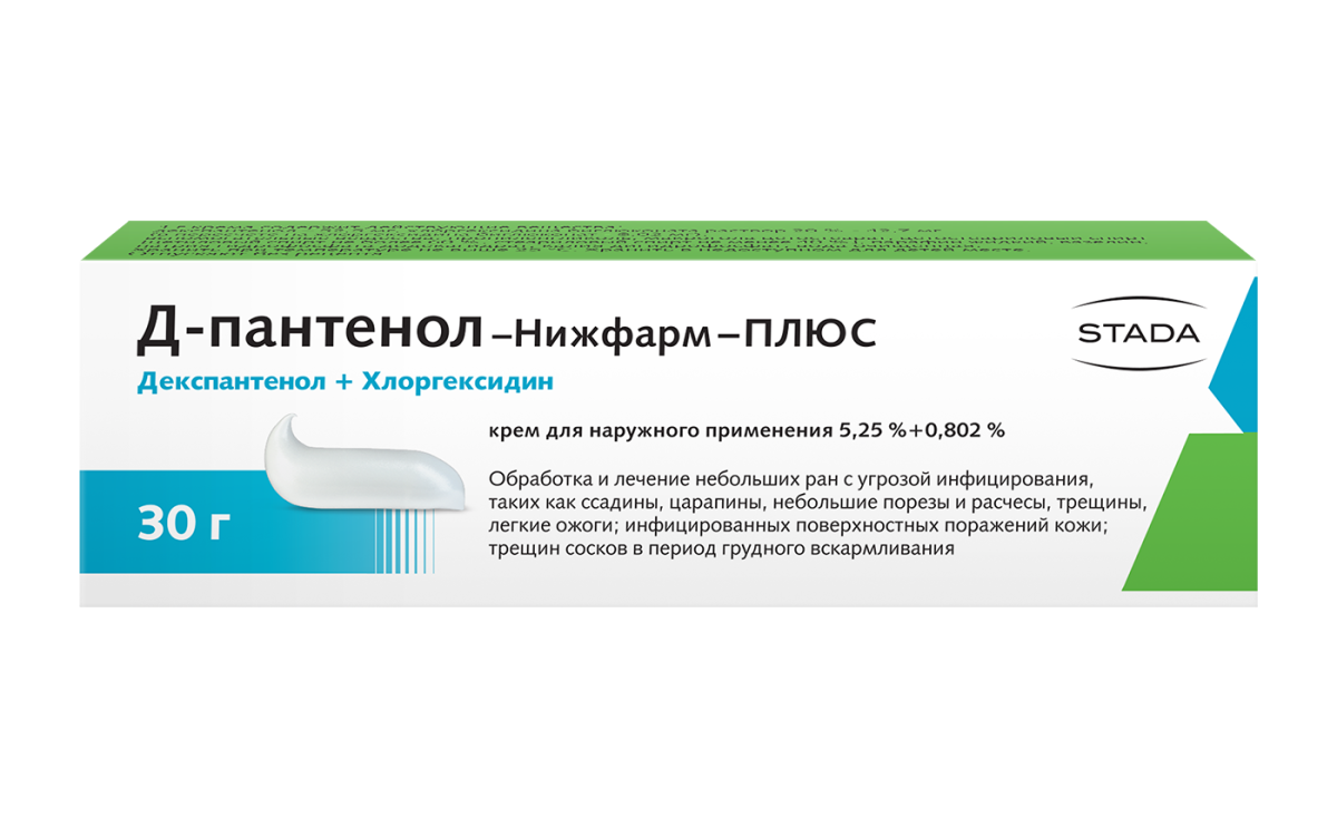 Д-пантенол-Нижфарм-ПЛЮС, крем 30 г