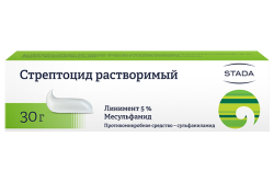 Стрептоцид растворимый, линимент, (Производитель: АО «Нижфарм»)