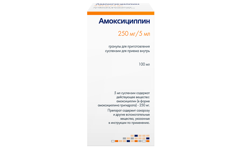 Препараты - Амоксициллин (суспензия)