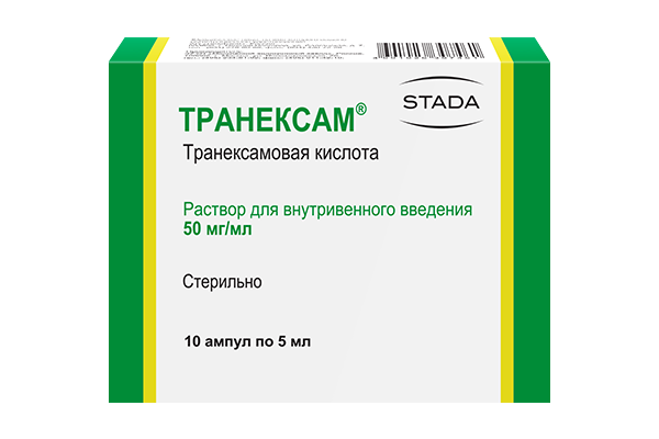 Транексам 50 мг/мл (раствор для в/в введения)